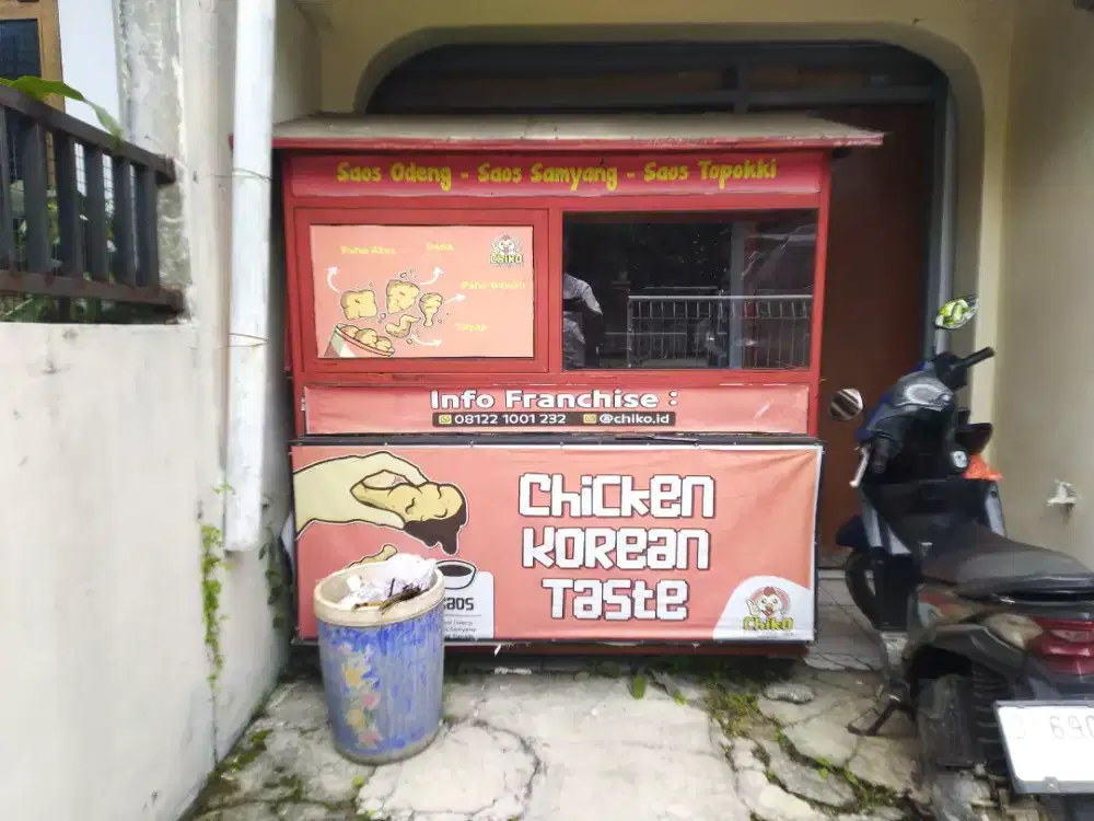 Gerobak Booth bekas chicken