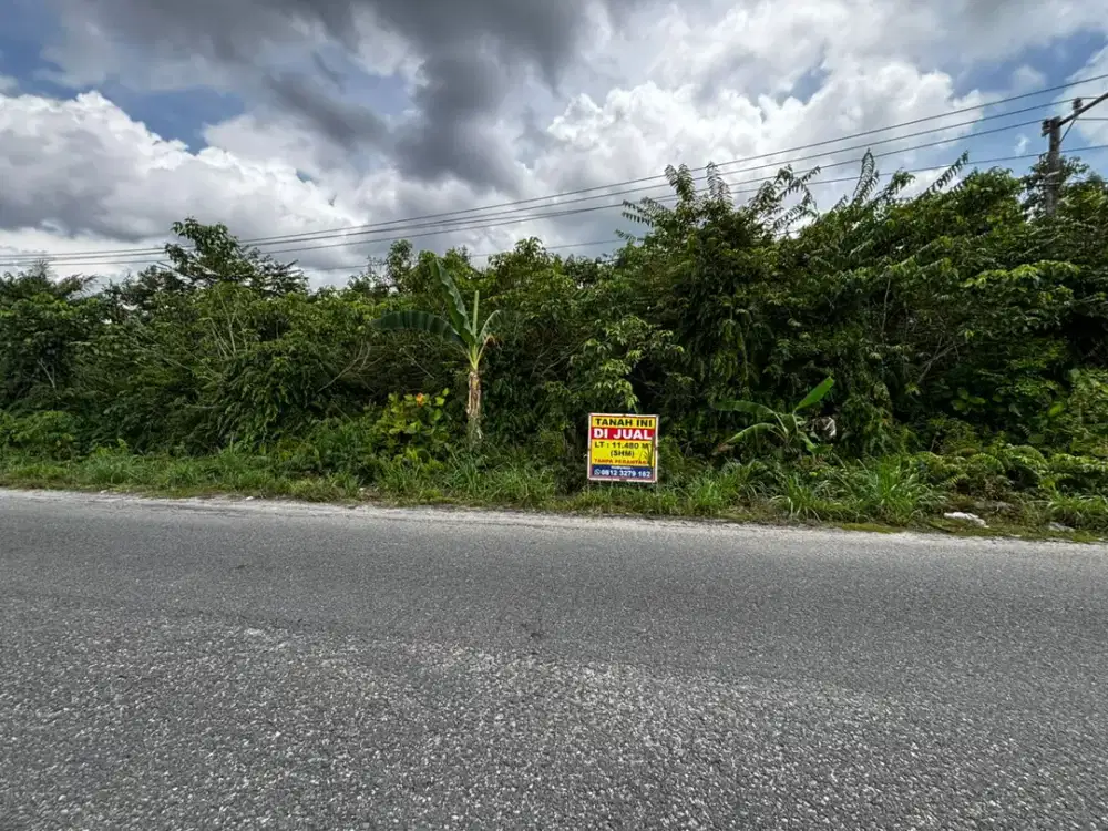 Dijual Tanah di Saloloang Penajam Peser Utara di Pinggir Jalan Besar Lokasi strategis Cocok untuk Investasi