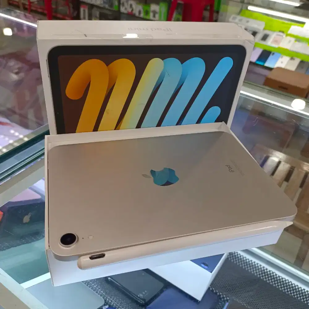 Ipad mini 6 64 starting + pensil mulus komplit
