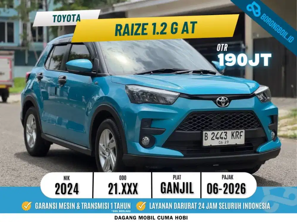 Termurah Raize 1.2 G CVT 2024