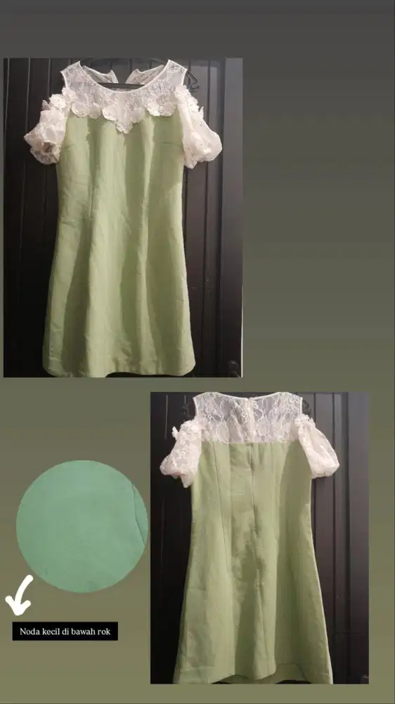 Dress Hijau sage