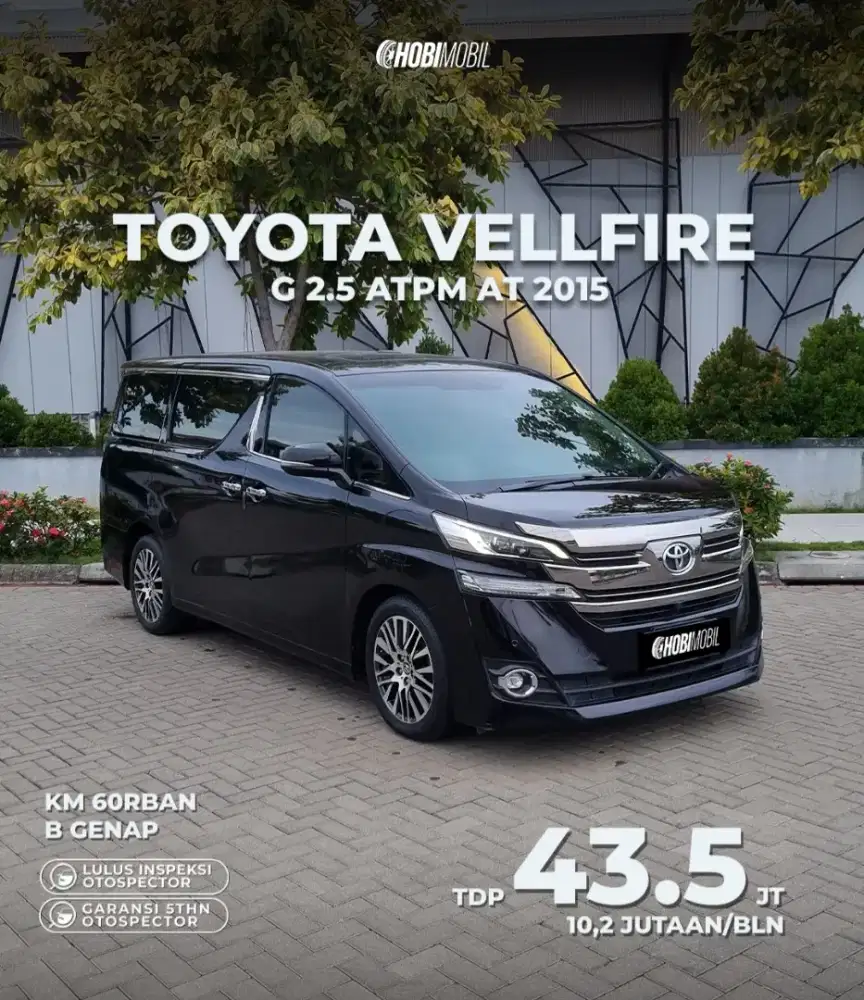 Vellfire G 2.5 ATPM AT Thn 2015