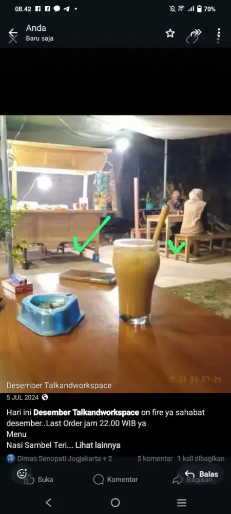 Gerobak angkringan mulus siap pakai