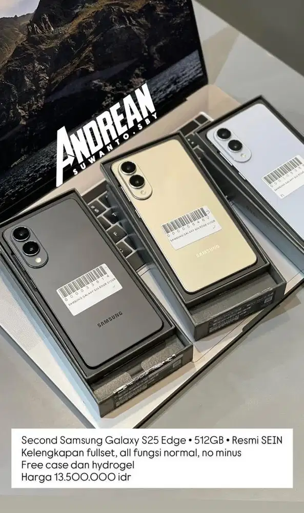 Second Samsung S25 Edge 512gb