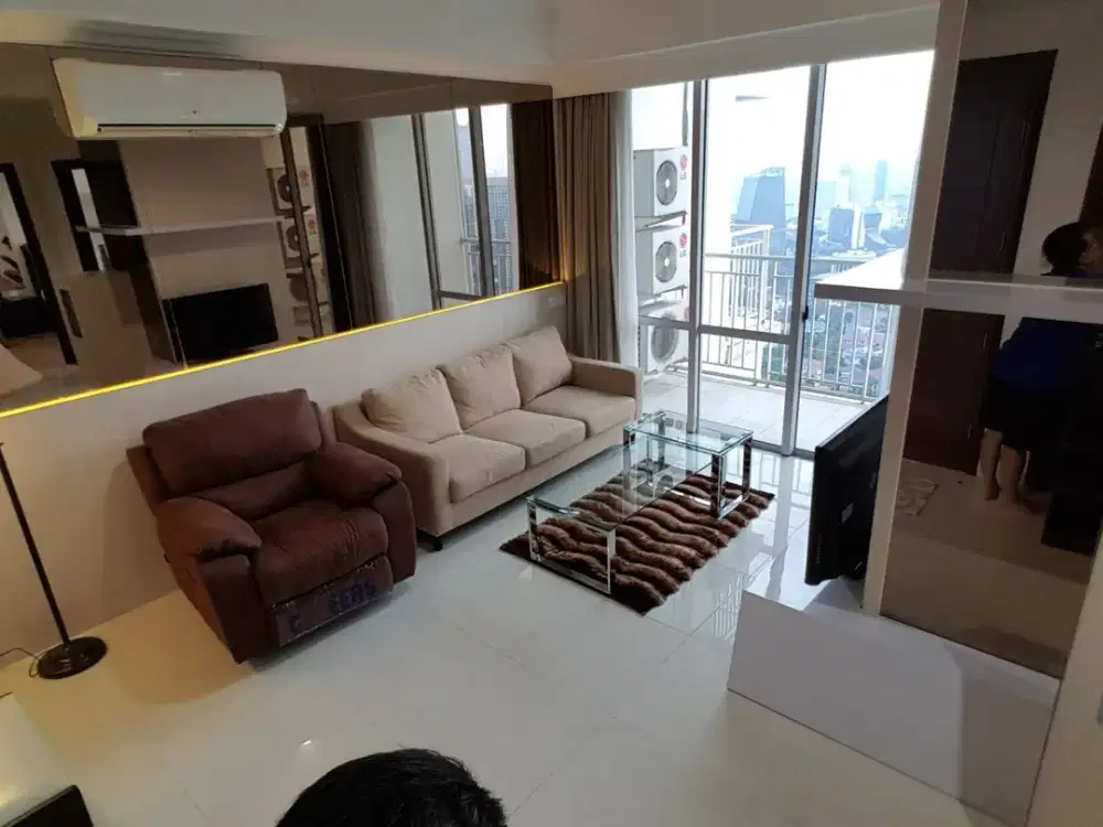 DIsewakan Cepat Apartemen Denpasar Residence 2 Br,clean And Strategic Unit Walking Distance To Shopping Center And Office Park