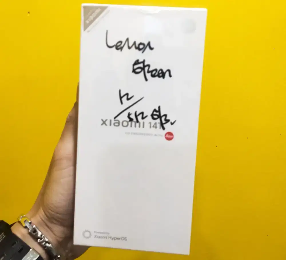 Xiaomi 14T 5G 12GB+512GB Lemon Green BNIB Garansi Resmi Indonesia