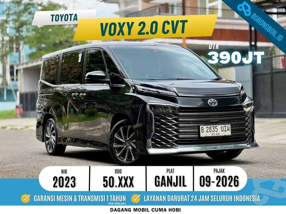 Voxy 2.0 CVT 2023 Hitam istimewa