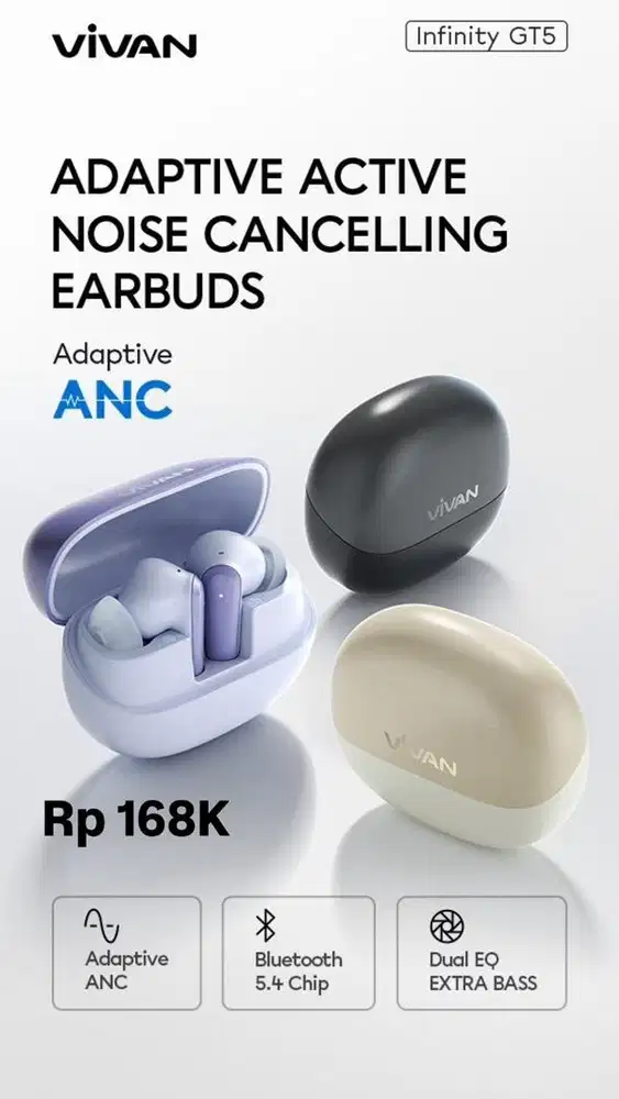 HEADSET NIRKABEL VIVAN INFINITY GT5