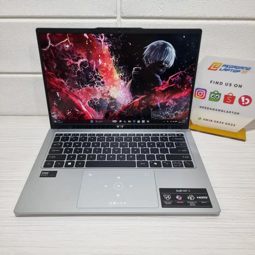 Acer Swift GO 14 AI Intel Evo Ultra 9 185H 32/1TB WUXGA IPS 100% sRGB