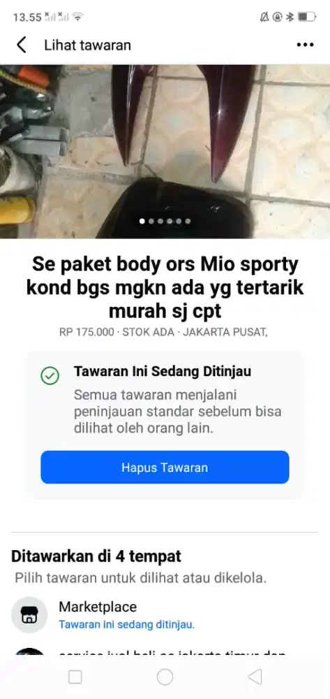 Se paket kelengkapan sepeda/motor brg ors MLS mgkn ada yg perlu cptdpt