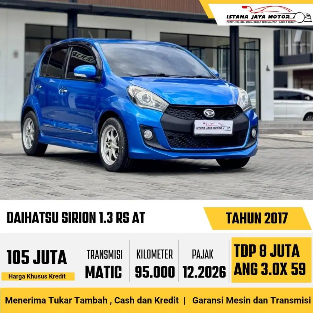 DAIHATSU SIRION 1.3 RS AT 2017 BIRU