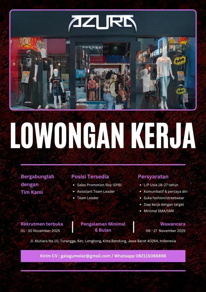 Lowongan Kerja Spb - Bandung