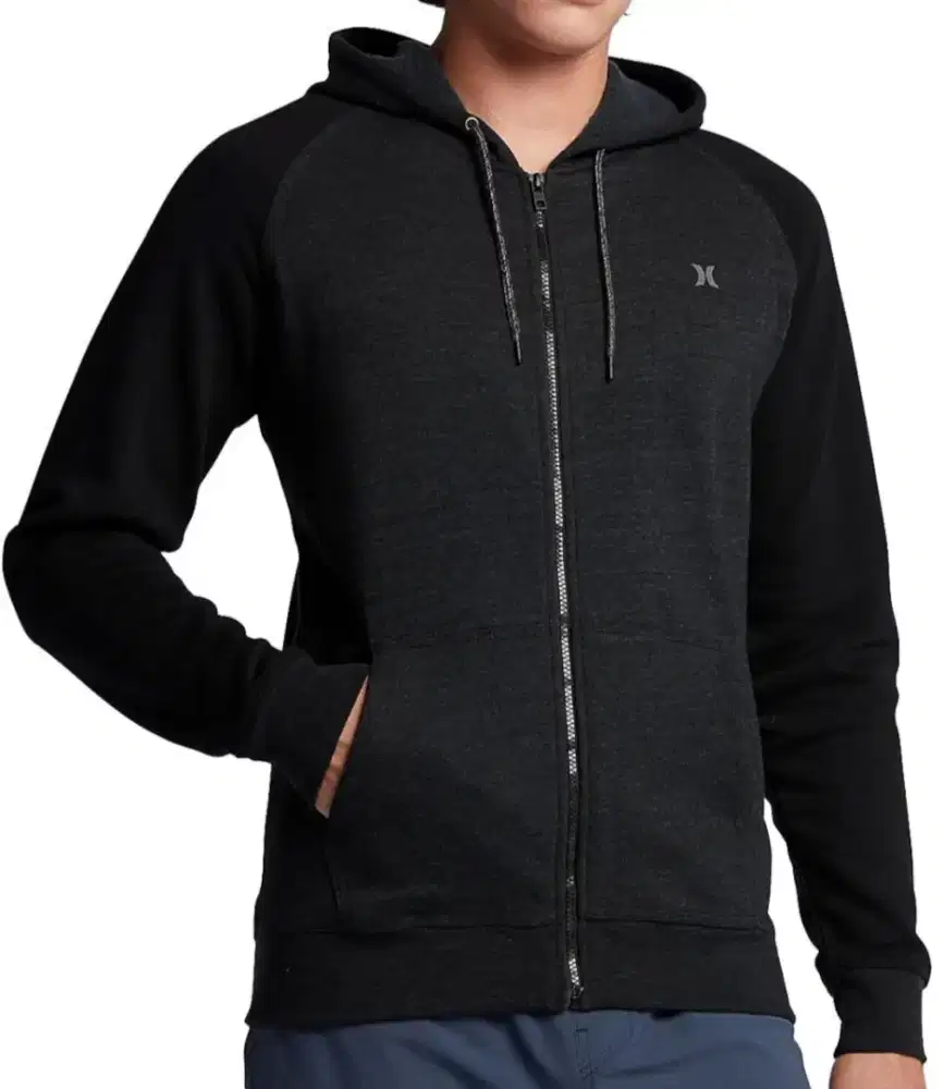 Sweater hoodie zip hurley  bayside original