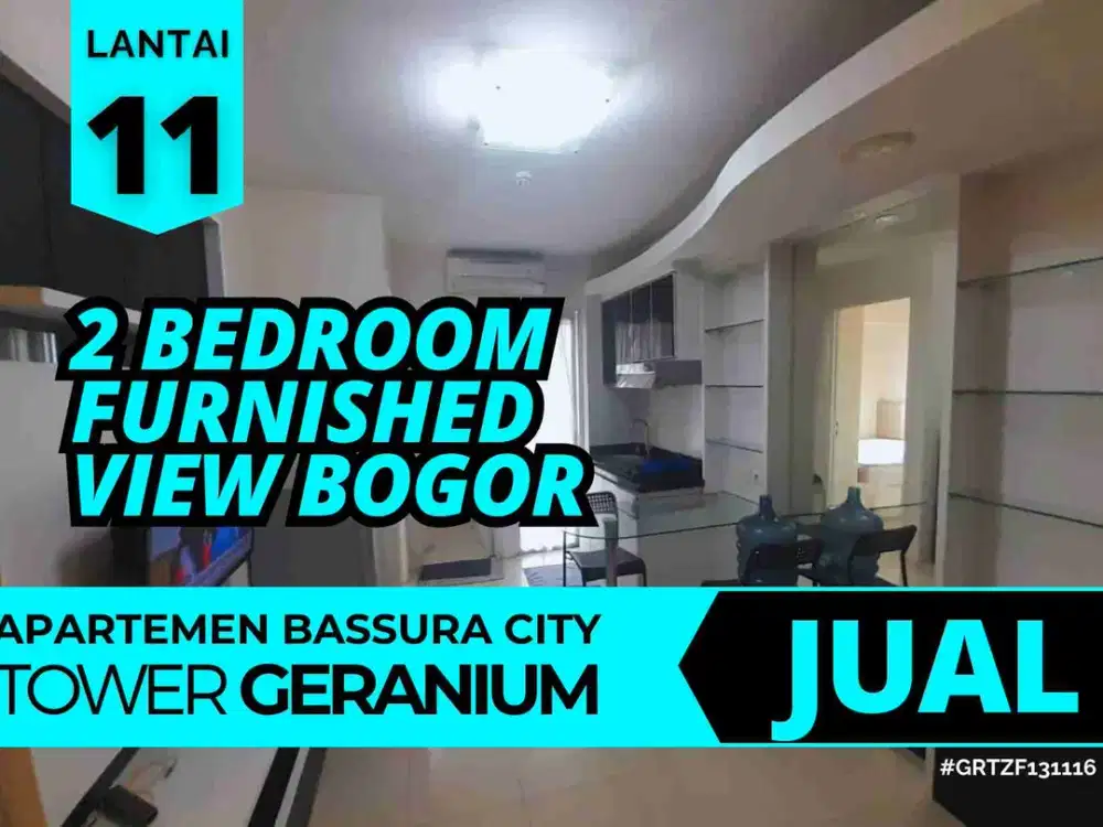 JUAL 3 Bedroom Furnished SHM Lantai 5 Apartemen Bassura City