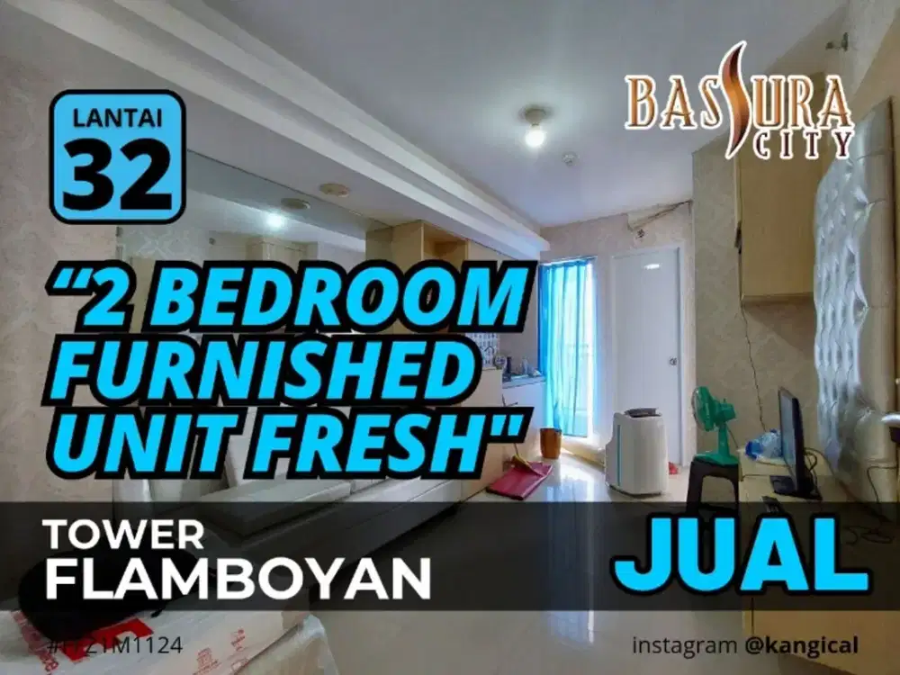 JUAL Cepat Apartemen Bassura City 2 Bedroom Furnished
