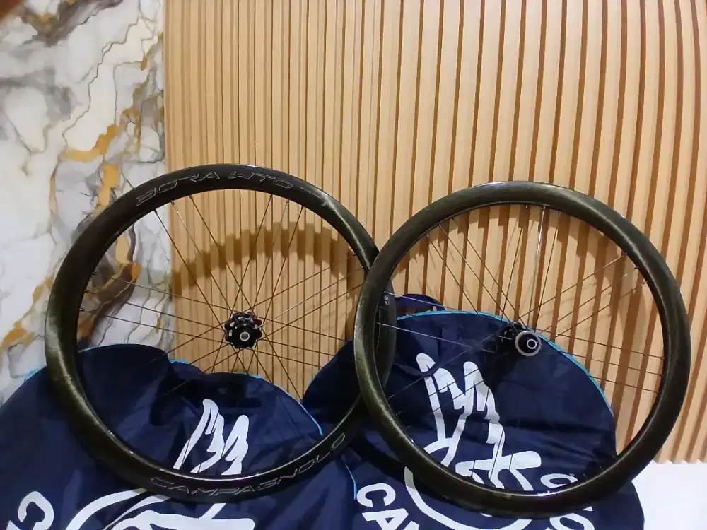 WHEELSET BORA WTO 45 DISCBRAKE CARBON SECOND GOOD CONDITION