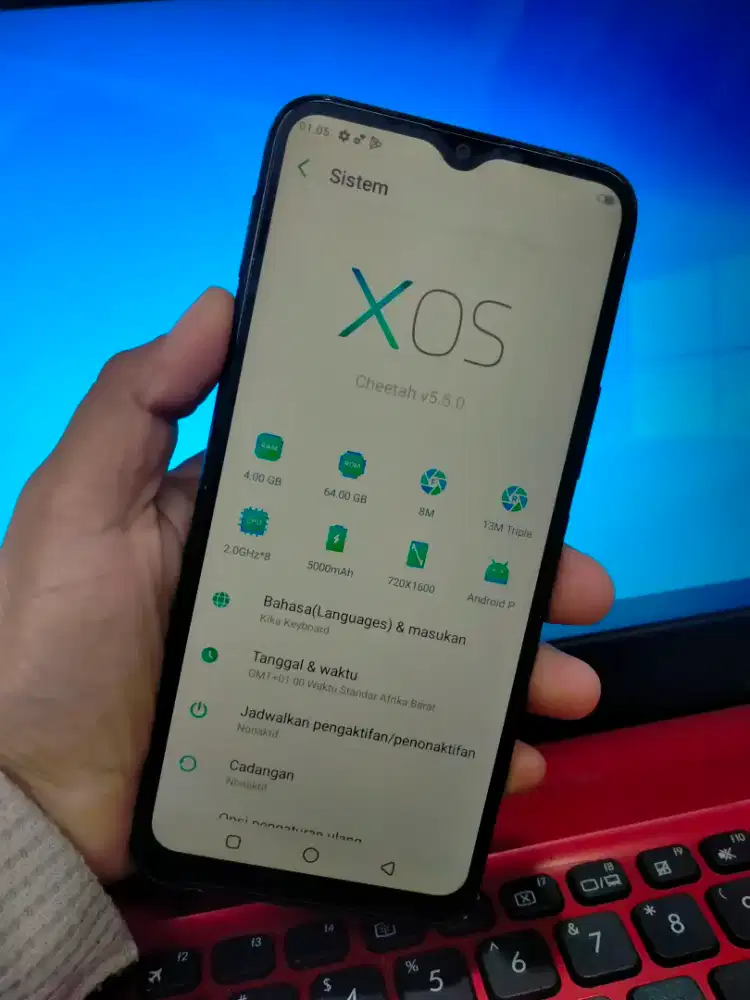 HP INFINIX HOT 8 RAM 4/64GB