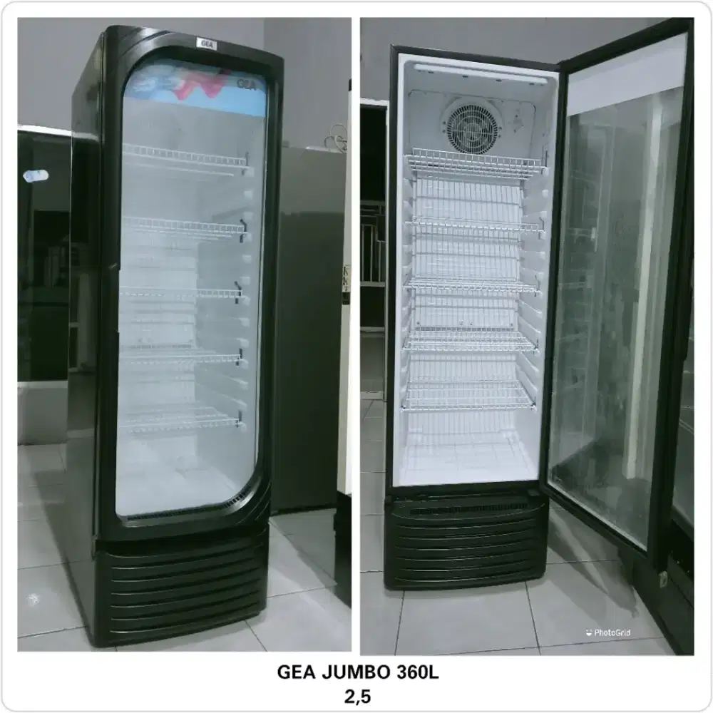 SHOWCASE GEA JUMBO 360L