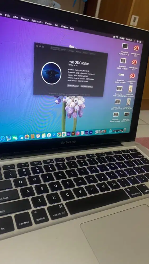 Jual Macbook PRO 13-Inch 2012