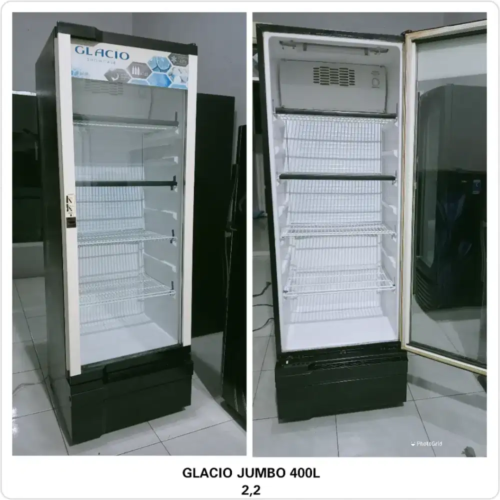 SHOWCASE GLACIO JUMBO 400L