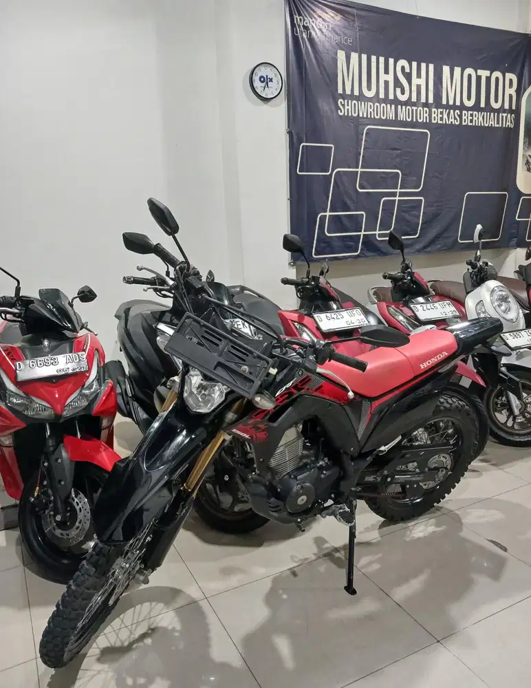KM 5 RIBU CRF 150 L TAHUN 2023, SEPERTI BARU, MUHSHI MOTOR.