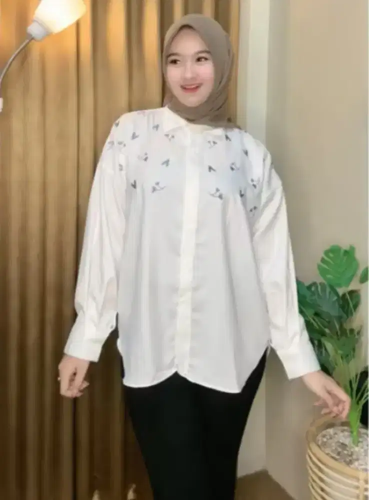 Atasan Blouse Kemeja Baru Preloved