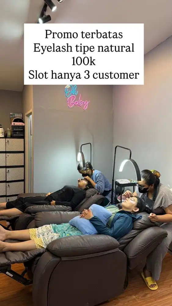 Lowongan kerja eyelash nail art dan  salon rambut