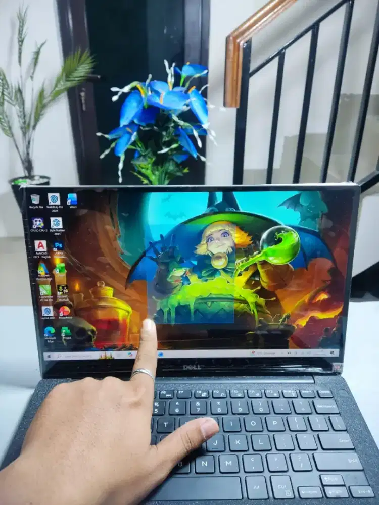 DELL XPS 13 9350-V5 TOUCHSCREEN LAYAR QHD+