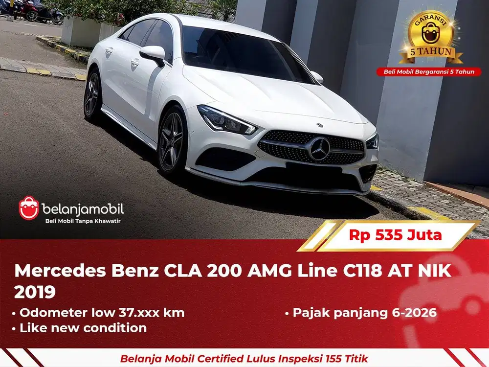 [ LOW KM ] Mercedes Benz Mercy CLA200 CLA 200 AMG C118 2019/2020
