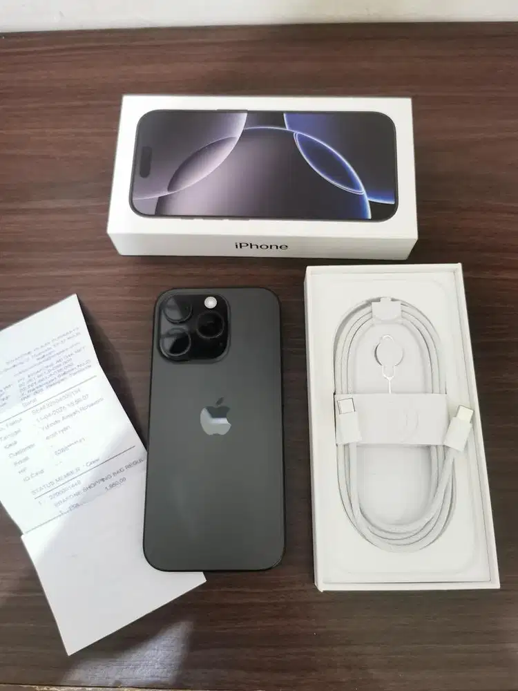 Iphone 16 pro IBOX BH 100 Garansi 2026 17 BNOB