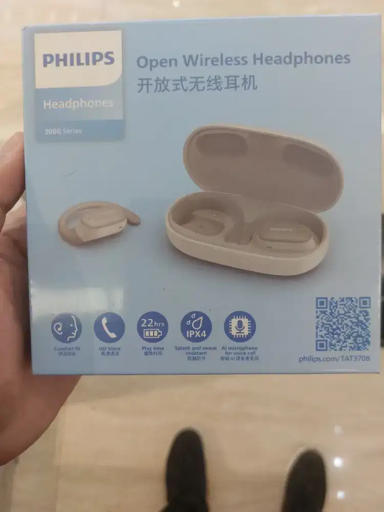 Philips earphone wireless baru segel