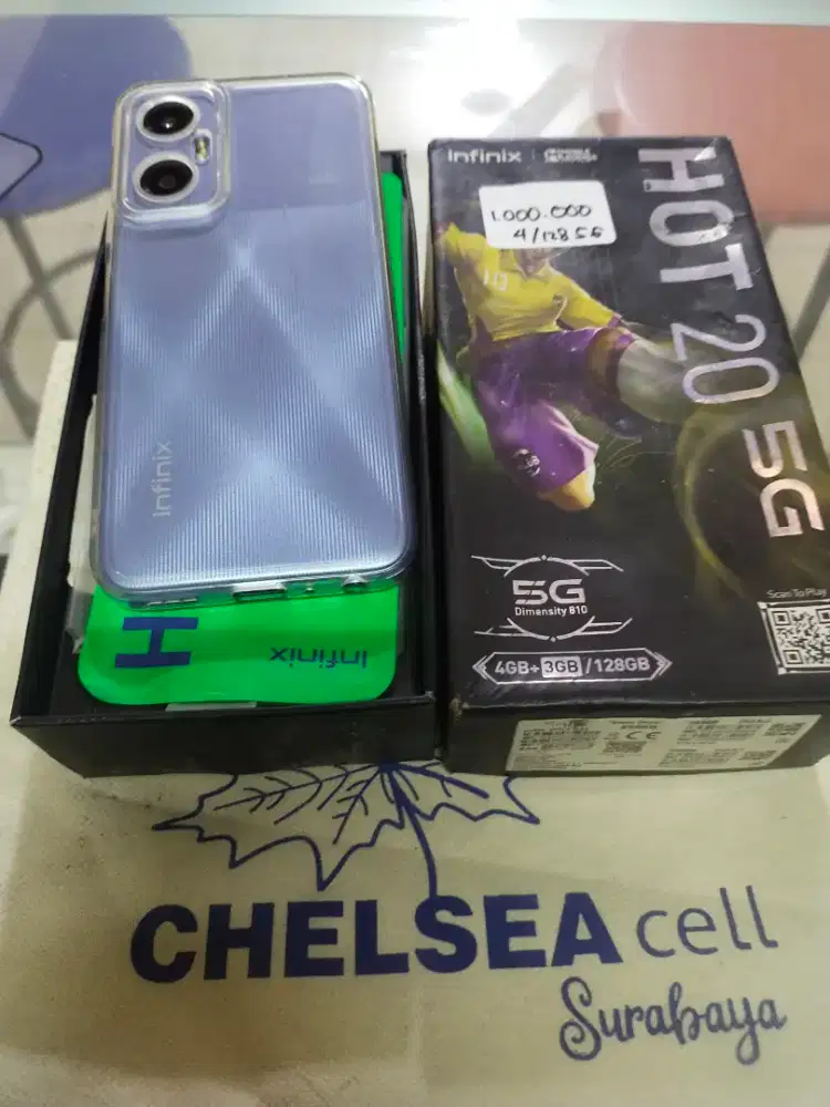 Murah hp infinix Hot 20 5G 4+4/128 lkp bs TT