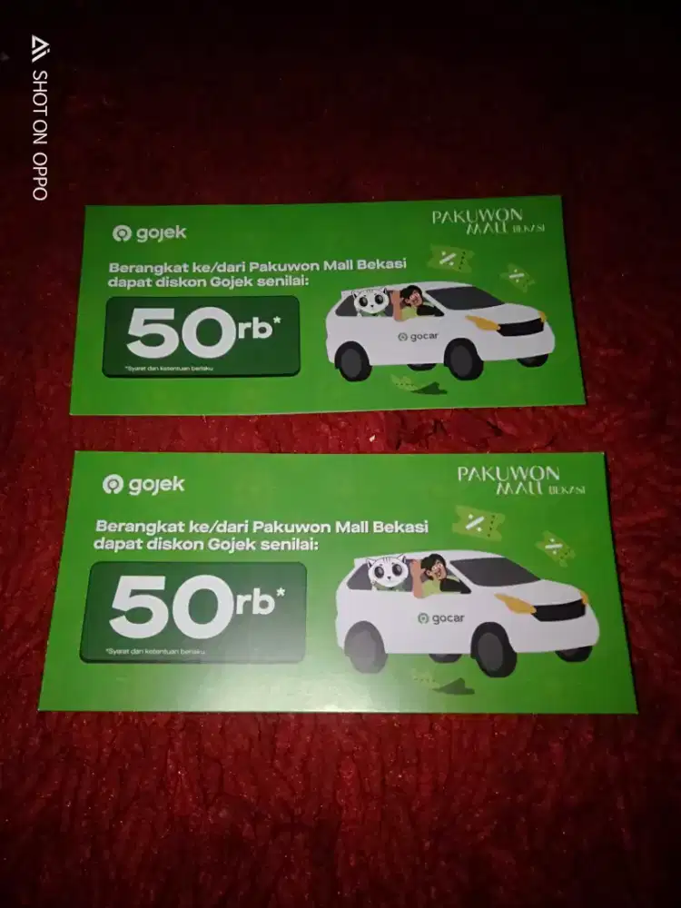 Voucher gocar 50.000,-