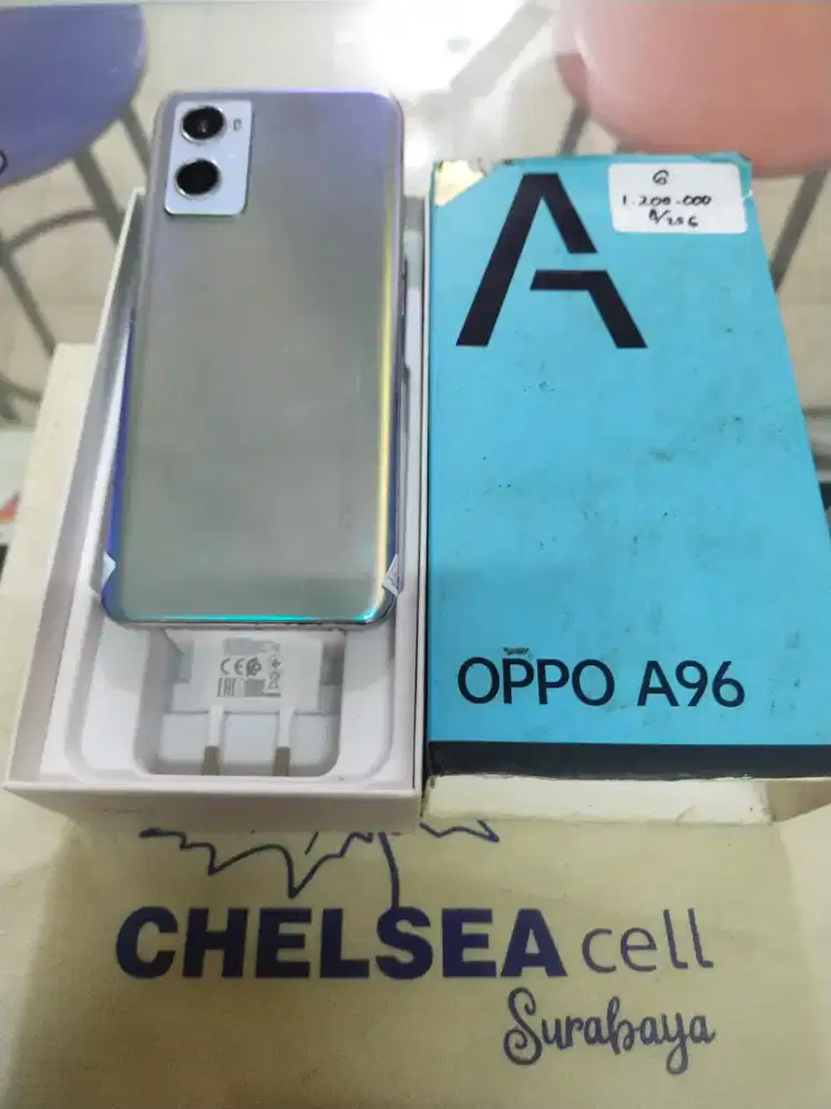 Murah hp Oppo A96 8/256 lkp, bs TT