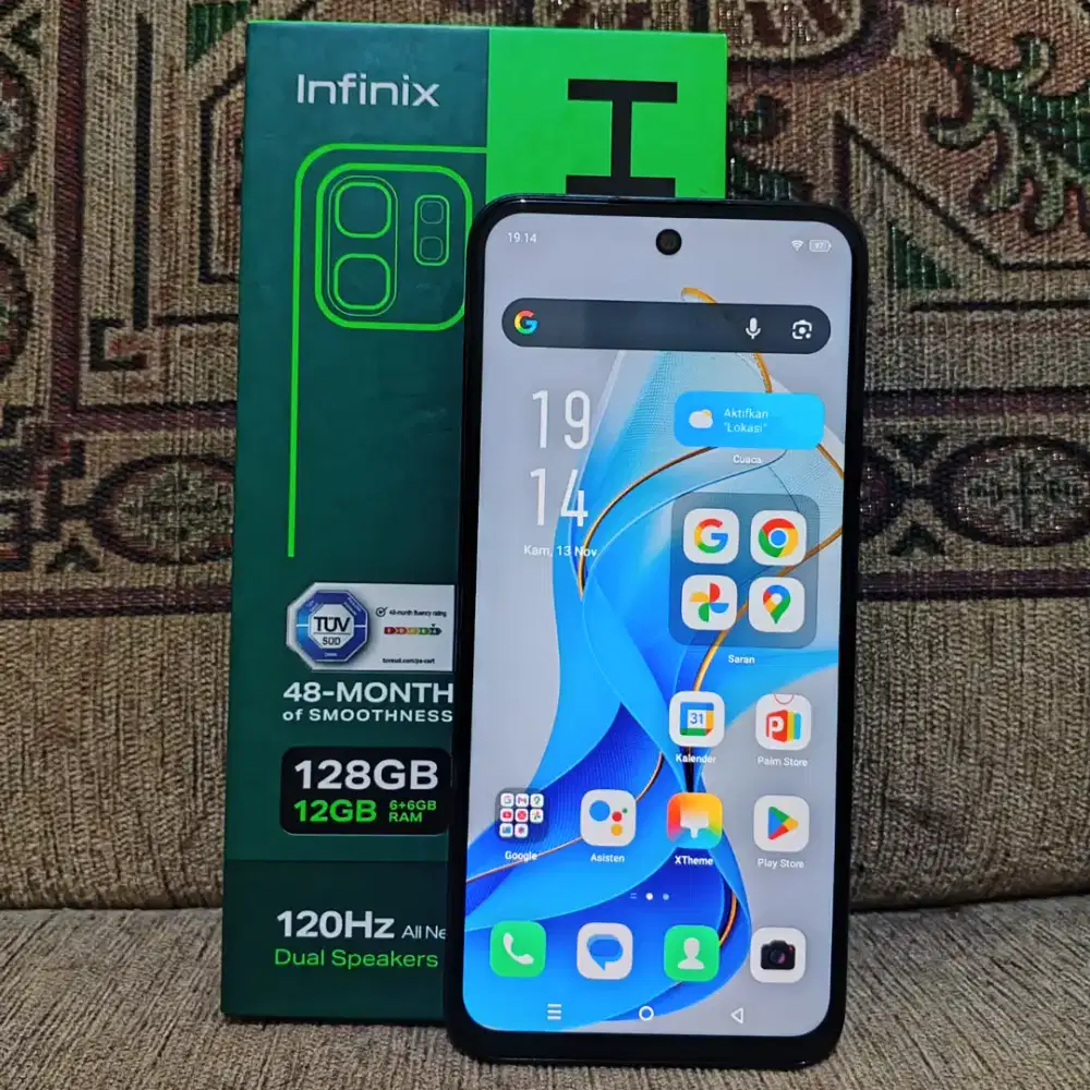 infinix hot 50i 6+6/128 fullset