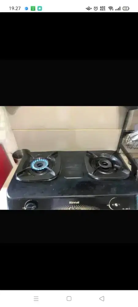 Kompor gas 2 tungku (Rinai)