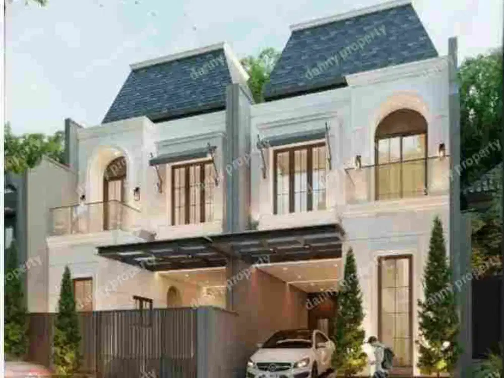 Inden ‼️Jual Rumah Baru model American Style di Manyar , Surabaya