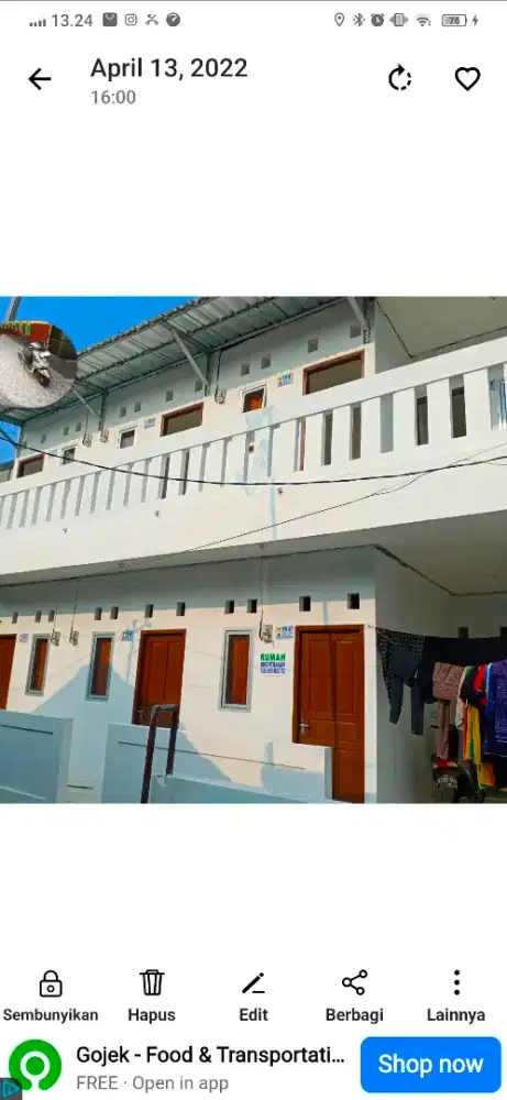 Dikontrakan rumah untuk pasutri