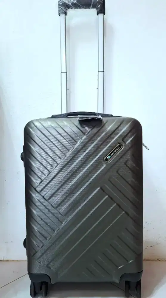 Baru travel koper polo hardcase fiber abs waterproof size 18 inch