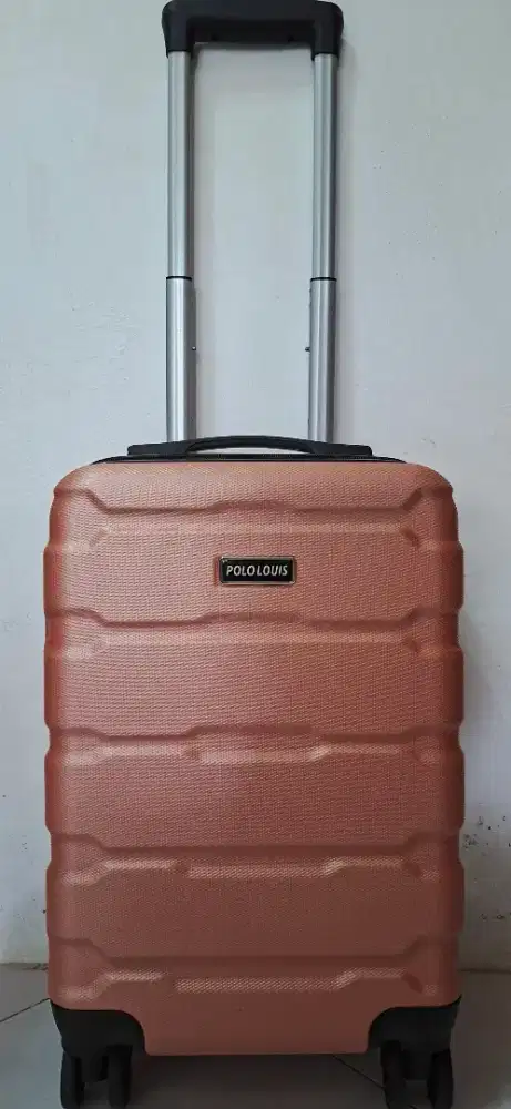 Baru travel koper polo hardcase fiber abs waterproof size 18 inch