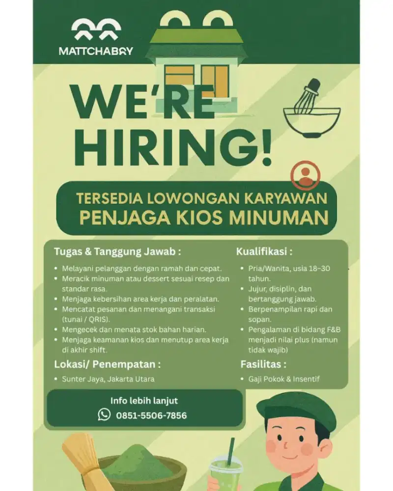 Penjaga Stand Matchaboy