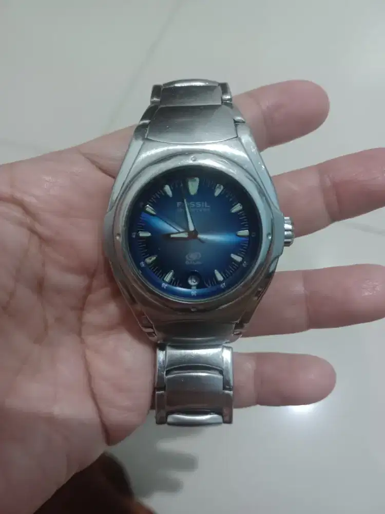 Jam fossil blue original cakep. Murah saja