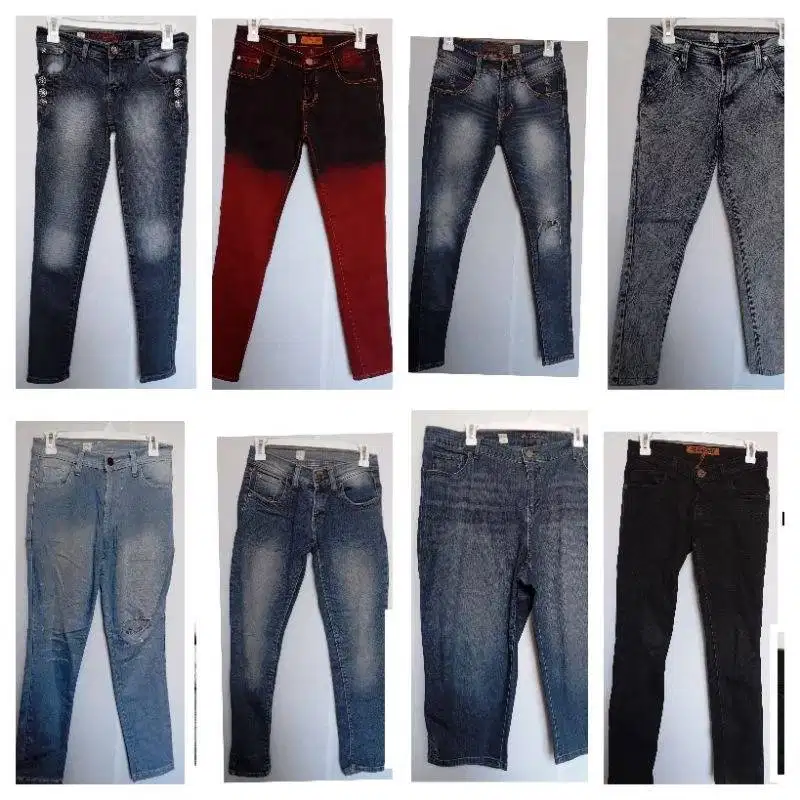 preloped celana jeans, celana wanita, celana cowok dapat 3pc 100rb