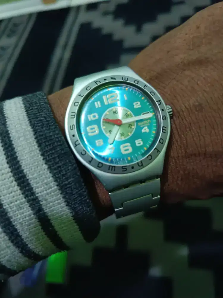 Swatch Irony mulus dan normal.