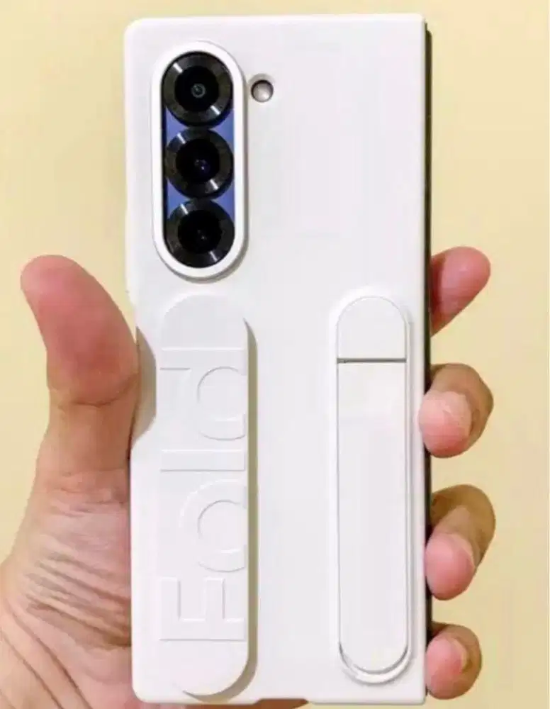 Silicone Case Samsung Z Fold 6 White Original