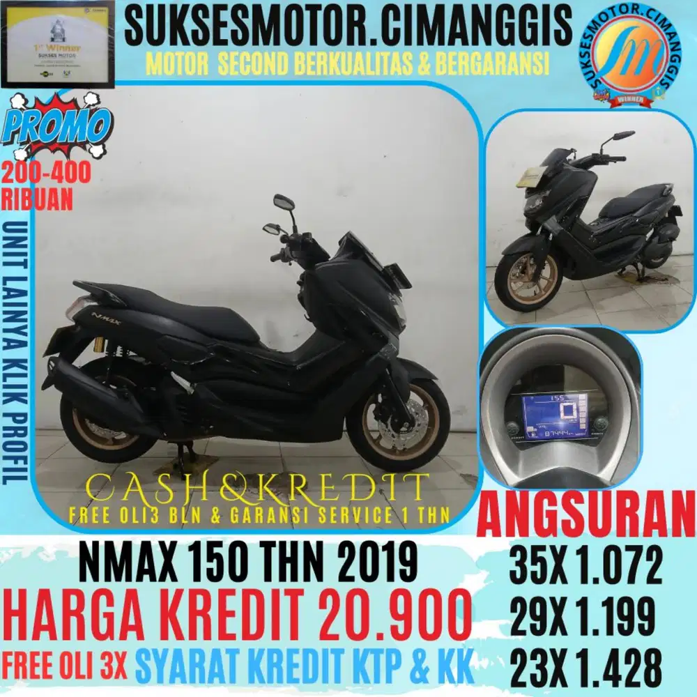 NMAX 150 CASHBACK UPTO 700 RIBUAN FREE OLI 3BLN