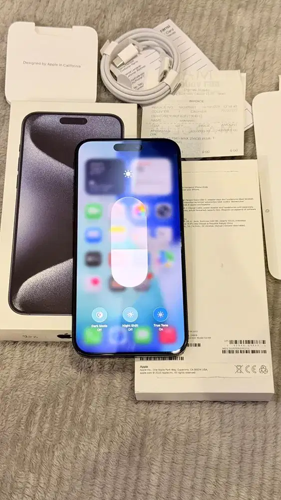 Dijual Iphone 15 Promax 256GB Blue Resmi Ibox Lengkap