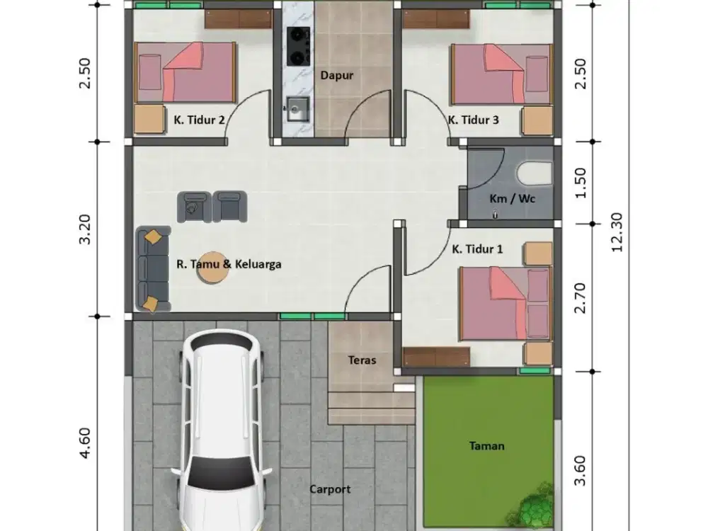 RUMAH MURAH DI BANTUL ONE GATE SYSTEM AMAN NYAMAN
