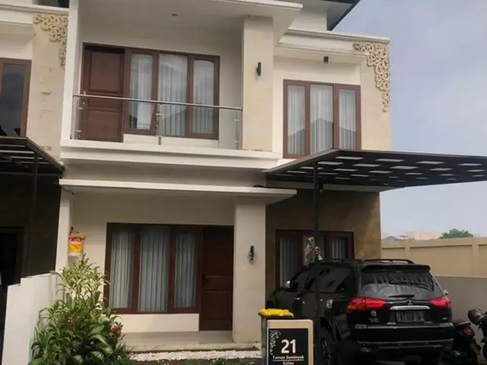 Modern House 3 Bedroom In One Gate System Complex For Rent In Sunset Road, Seminyak