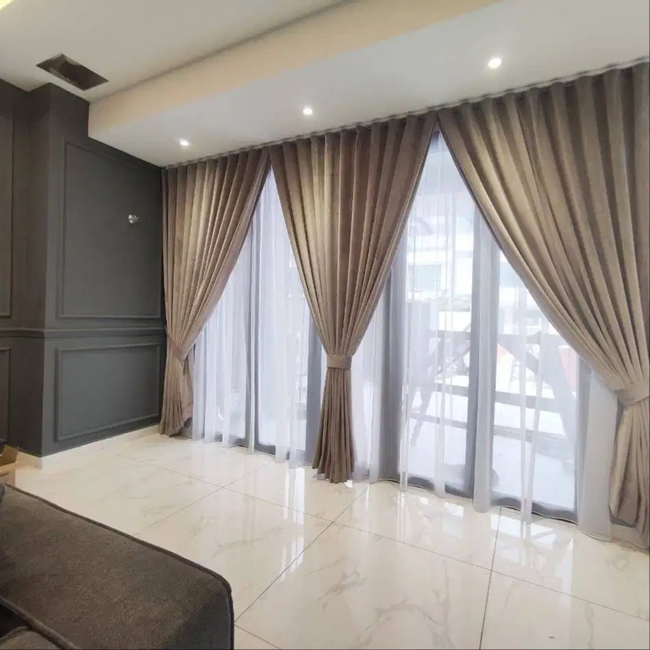 Menerima Gorden & Blind Vertikal/Vertical Roll/Roller Gordyn Hordeng